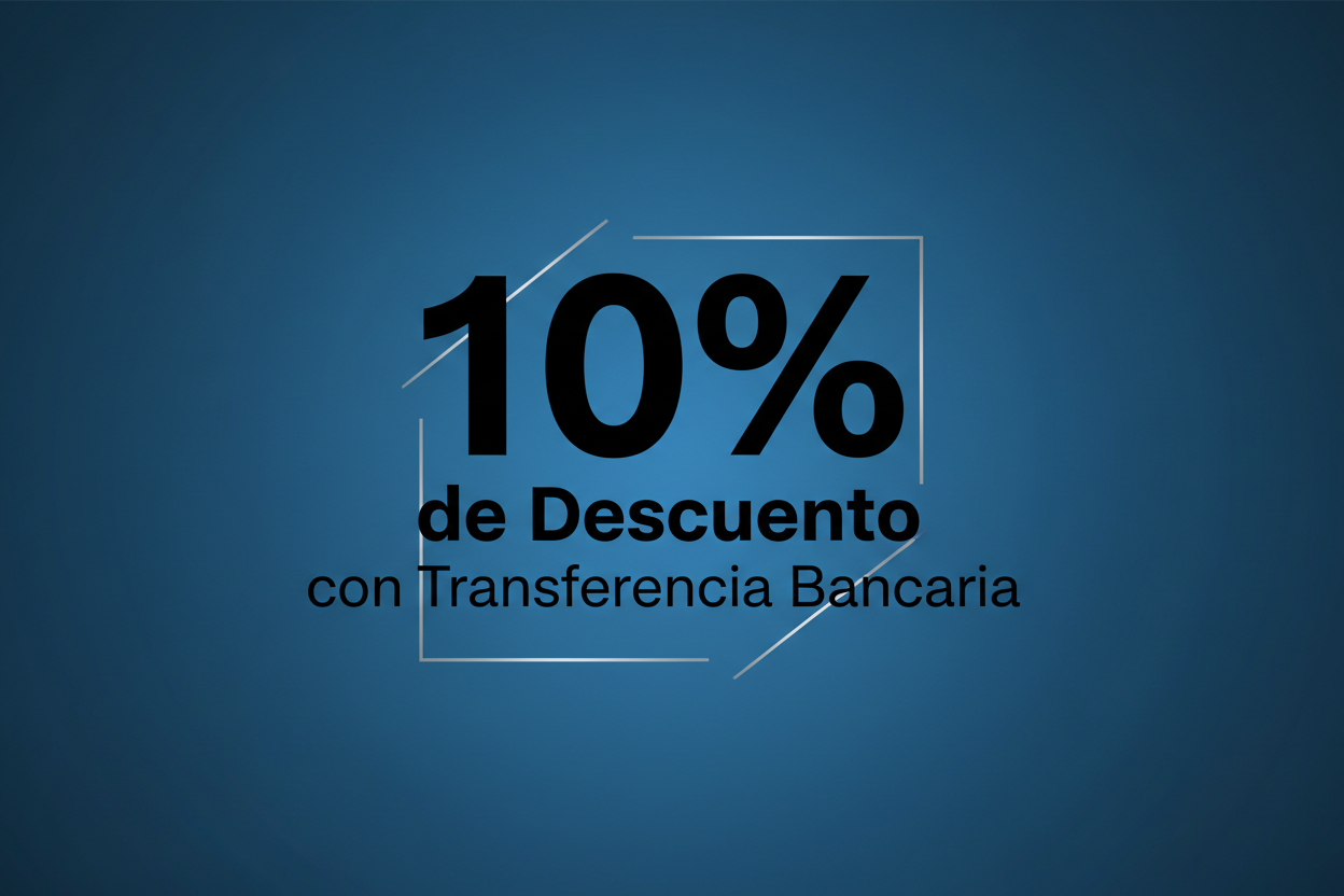 10% Descuento con Transferencia Bancaria - Profesional