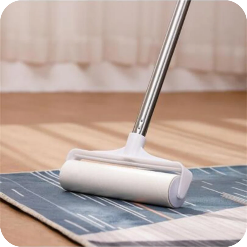 RODILLO ADHESIVO  SACA PELUSAS EXTENSIBLE  - SET 3 ROLLOS