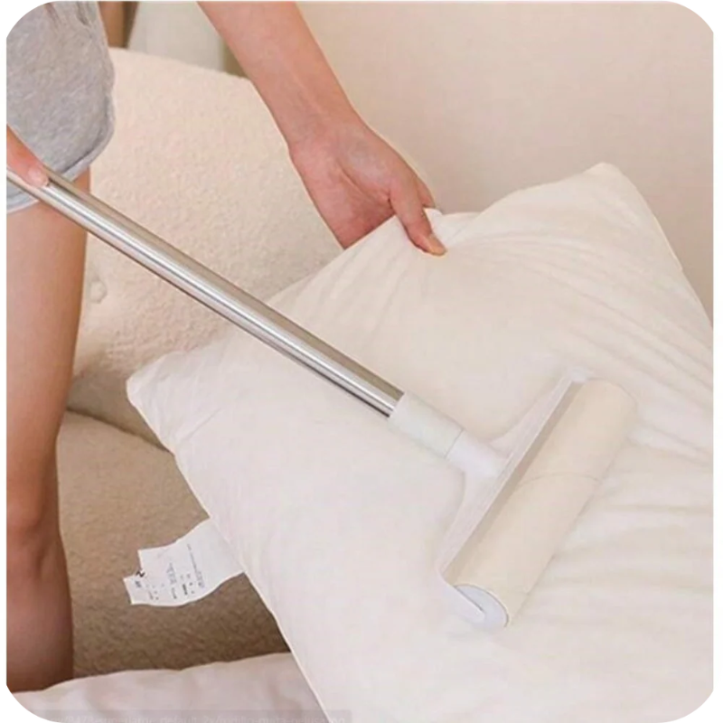 RODILLO ADHESIVO  SACA PELUSAS EXTENSIBLE  - SET 3 ROLLOS