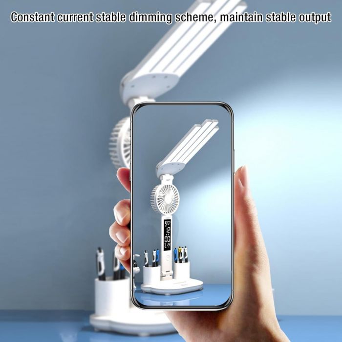LÁMPARA LED CON VENTILADOR INTEGRADO