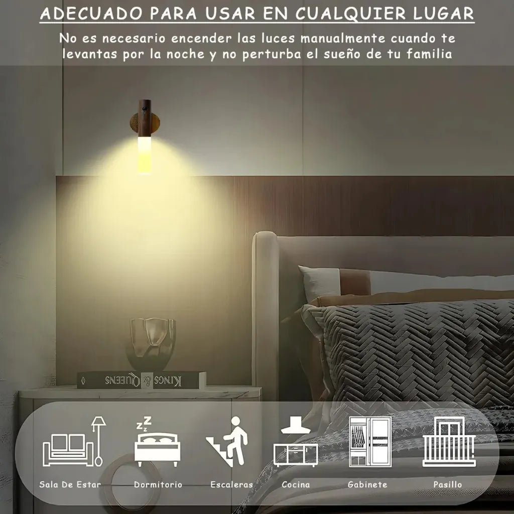 LÁMPARA NOCTURNA CON SENSOR DE MOVIMIENTO