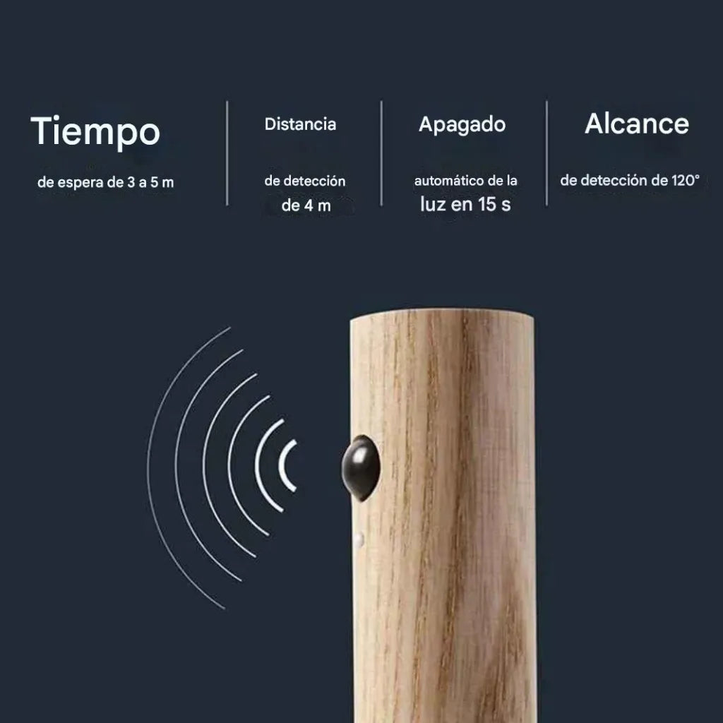 LÁMPARA NOCTURNA CON SENSOR DE MOVIMIENTO